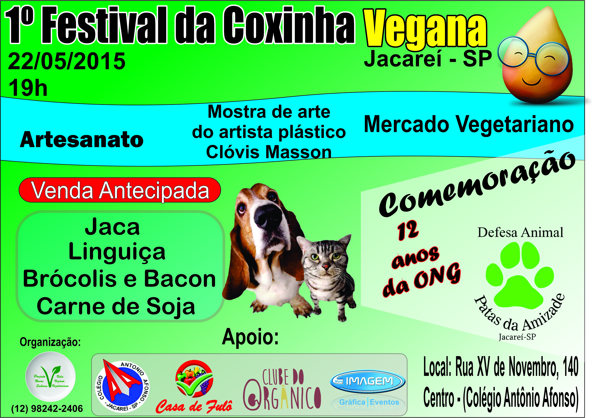 Jacareí recebe Festival da Coxinha Vegana