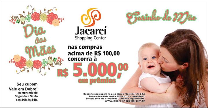 Jacareí Shopping lança promoção para Dia das Mães