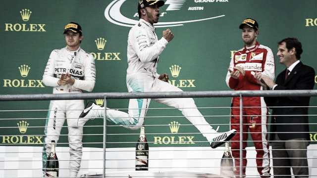 Em prova nos EUA, Lewis Hamilton conquista pela terceira vez a Fórmula 1