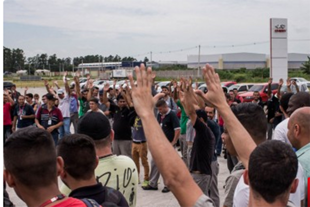 Trabalhadores da Chery entram em greve por reajuste salarial