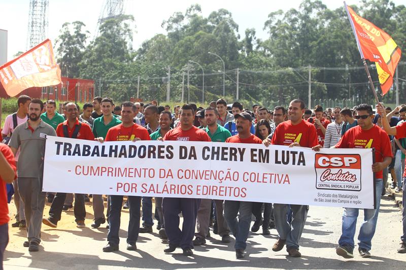 Funcionários da Chery terão 10% de aumento