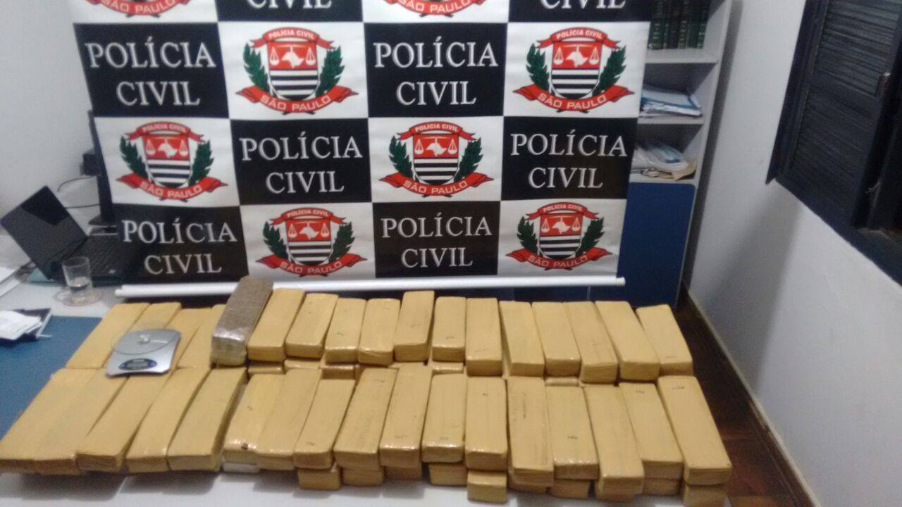 Polícia prende homem com 84kg de maconha em Jacareí