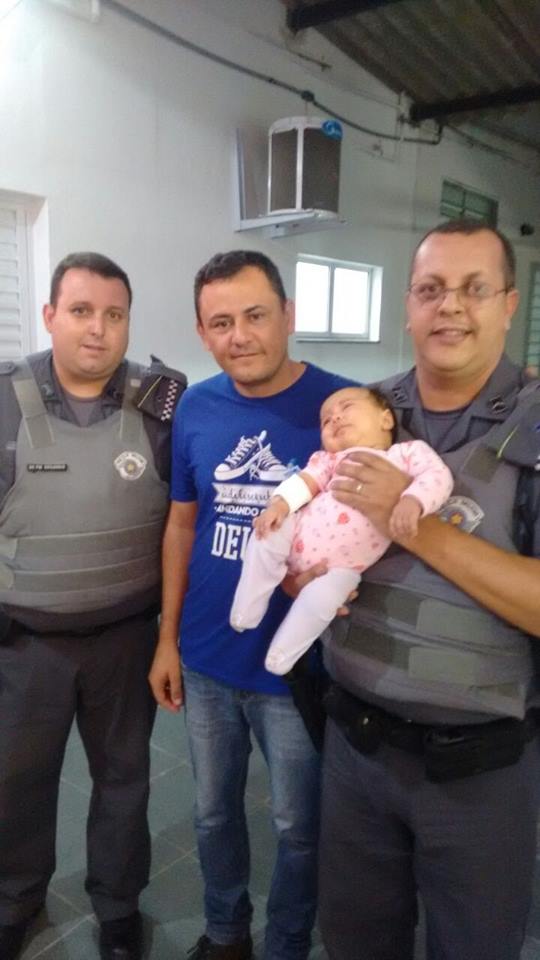 Criança engasgada é salva com a ajuda da PM em Jacareí