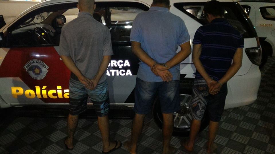 Trio é preso após roubo em Chácara de vereador de Guararema