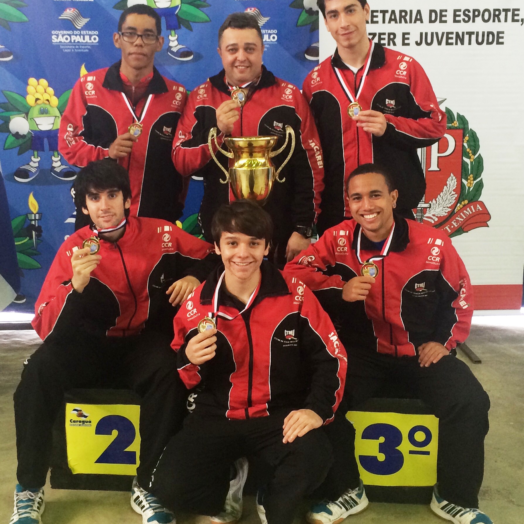 Tênis de Mesa de Jacareí é tricampeão dos Jogos Abertos da Juventude