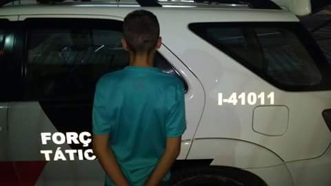 Jovem de 14 anos é detido por tráfico em Jacareí