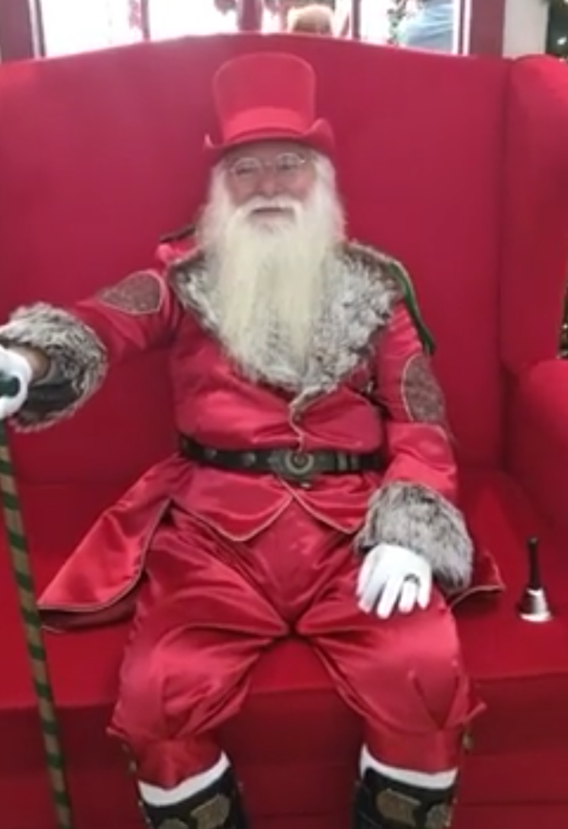 Papai Noel chega ao V­ale Sul Shopping hoje