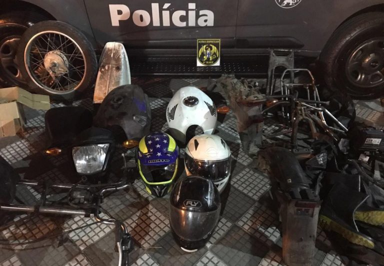 Polícia localiza desmanche de motos no Campo Grande