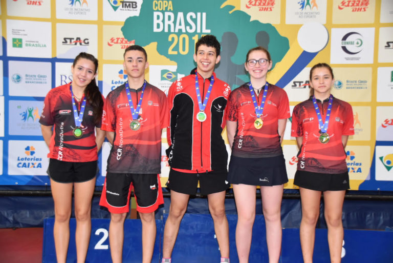 Tênis de Mesa garante ouro, prata e bron­ze na Copa Brasil