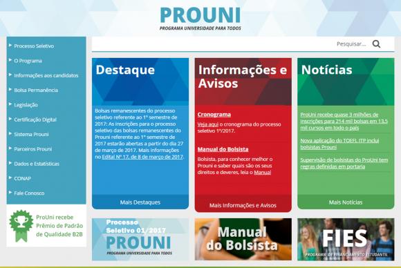 Resultado da segunda chamada do ProUni está disponível na página do programa