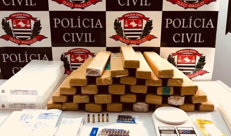 Polícia Civil prende suspeito de ser principal responsável pela distribuição de drogas em Jacareí