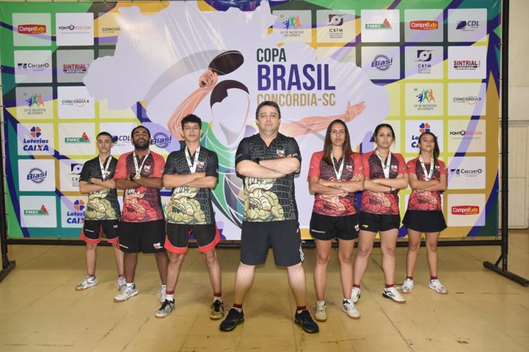 Tênis de Mesa de Jacareí conquista 9 medalhas na Copa Brasil