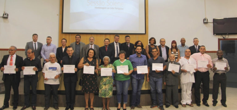 Câmara realiza sessão solene em homenagem ao líder religioso