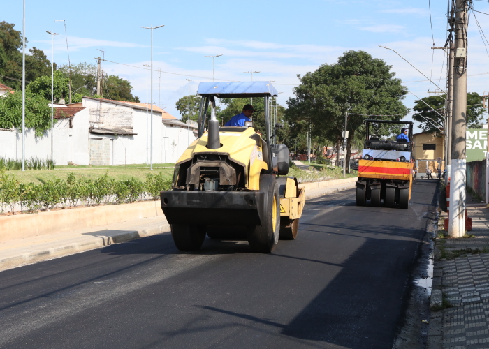 Rua Salvador Preto ganha pavimentação