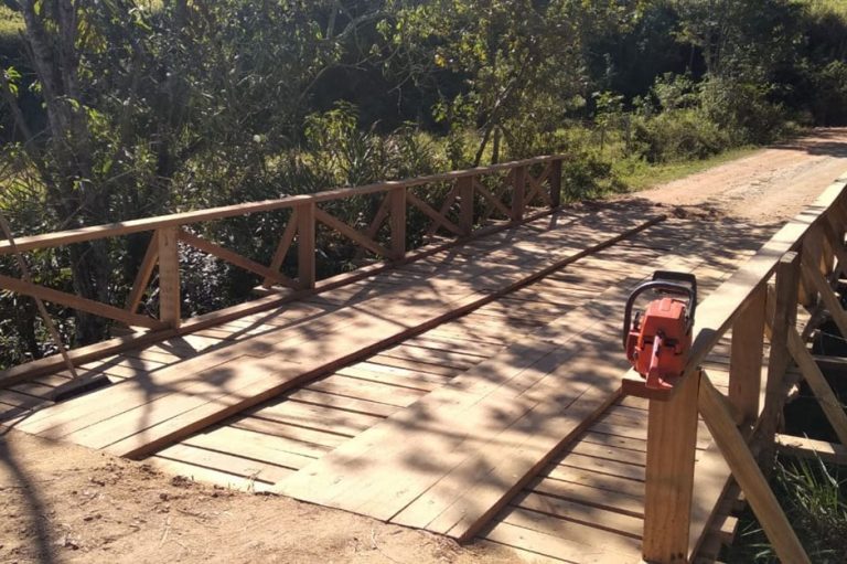 Pontes em áreas rurais são reformadas