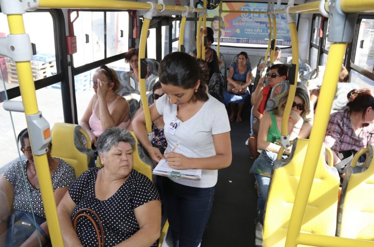 Jacareí realiza pesquisa de satisfação com usuários do transporte público