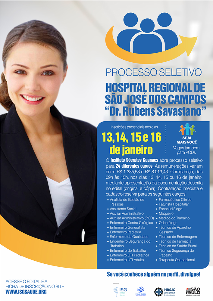 Hospital de São José tem 50 vagas de emprego