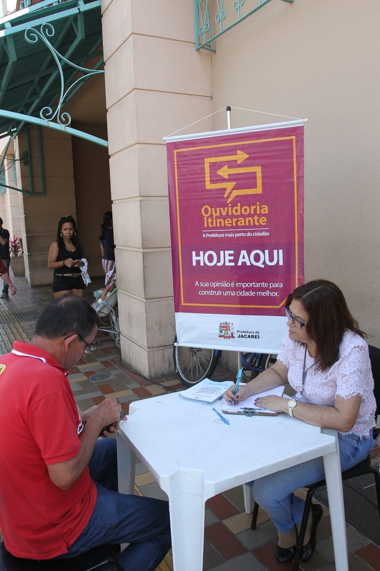 Jacareí retoma ‘Ouvidoria Itinerante’