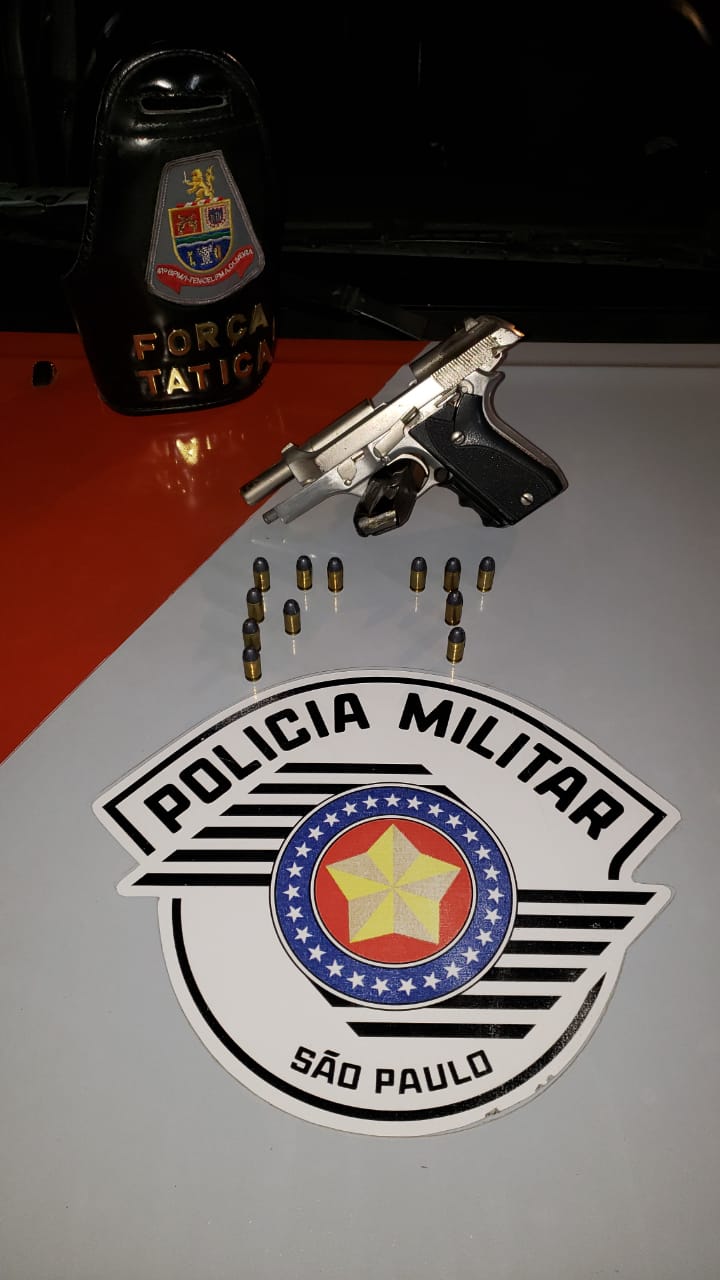 Força Tática de Jacareí prende homem   com arma de fogo no Jardim Paraíso