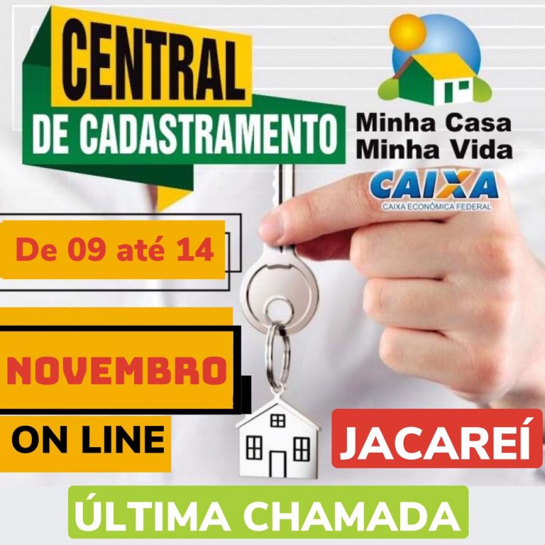 Cadastro Minha Casa Minha Vida continua em Jacareí