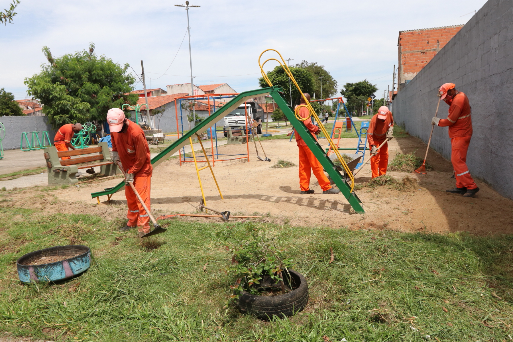 Parque Linear Tupinambás recebe cuidados da Secretaria de Meio Ambiente de Jacareí