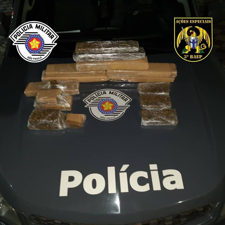 Polícia Militar prende traficante em Jacareí