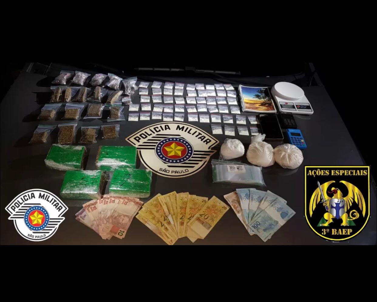 Homem é preso por tráfico de drogas em Jacareí