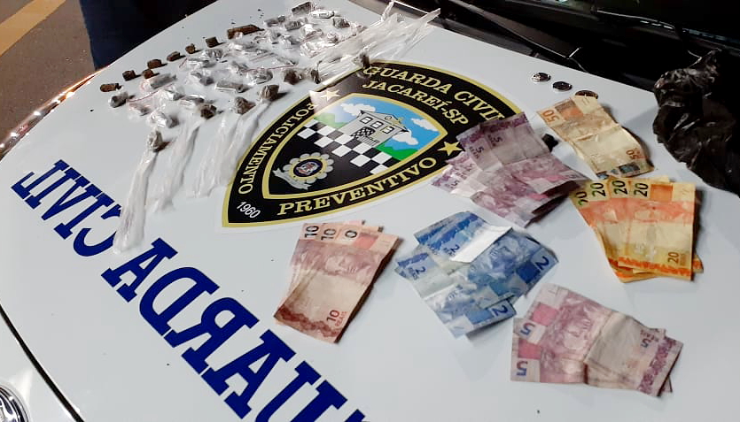 Guarda Civil prende homem por tráfico de drogas em Jacareí