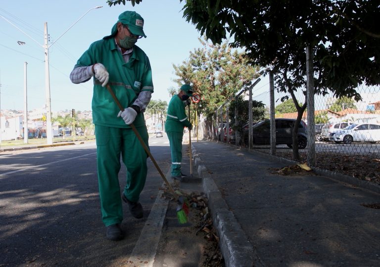 Veja o cronograma do serviço de varrição dos próximos dias