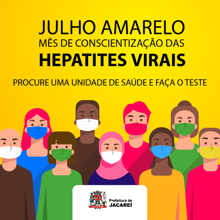 Julho Amarelo: Prefeitura de Jacareí promove campanha para conscientização sobre hepatites virais