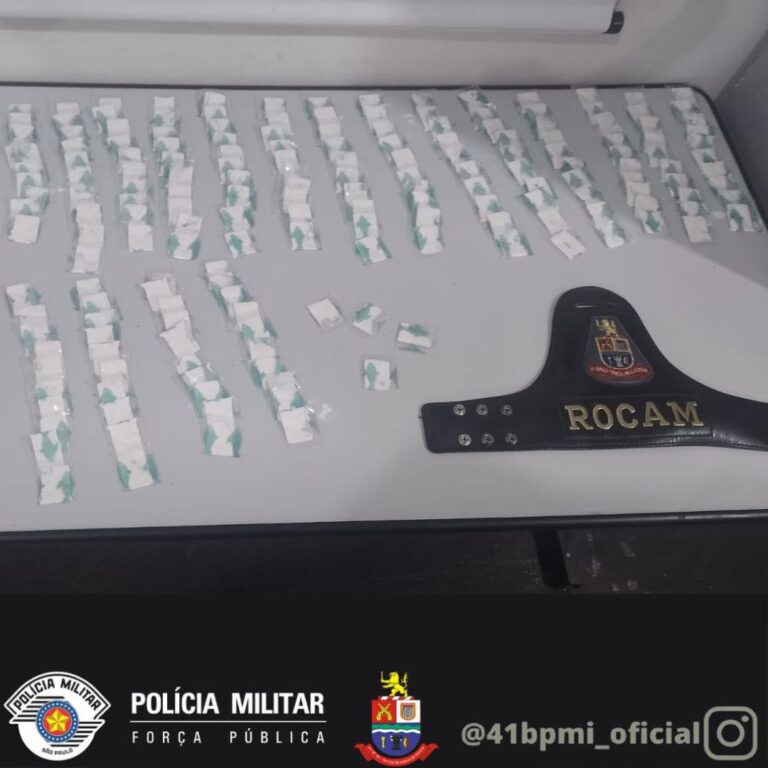 Homem é preso por tráfico de drogas em Jacareí