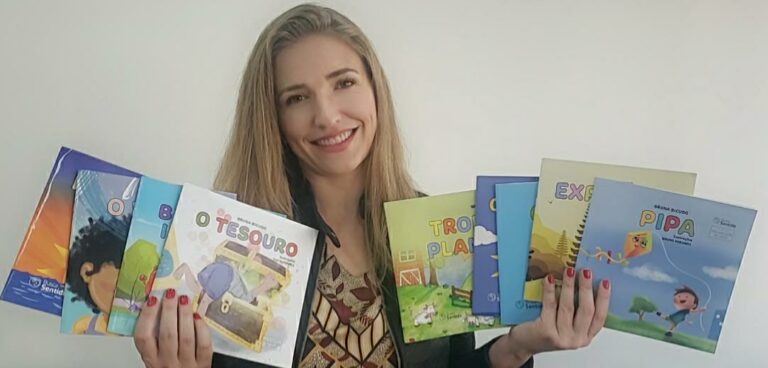 Escritora de Jacareí lança primeira coleção de livros infantis