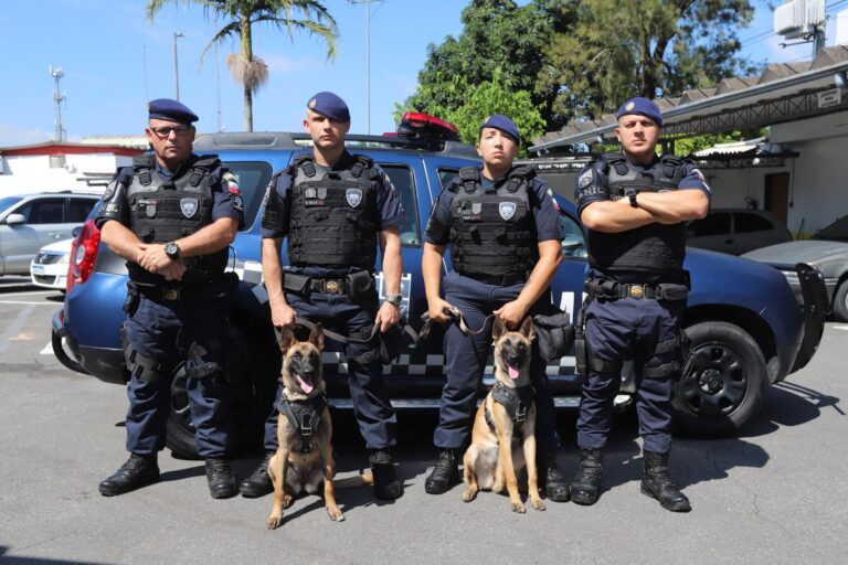 Guarda Municipal de Jacareí inicia projeto com cães farejadores