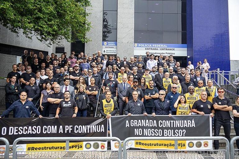 Policiais federais fazem nova mobilização nesta 5ª feira e suspendem atividades no estado de São Paulo