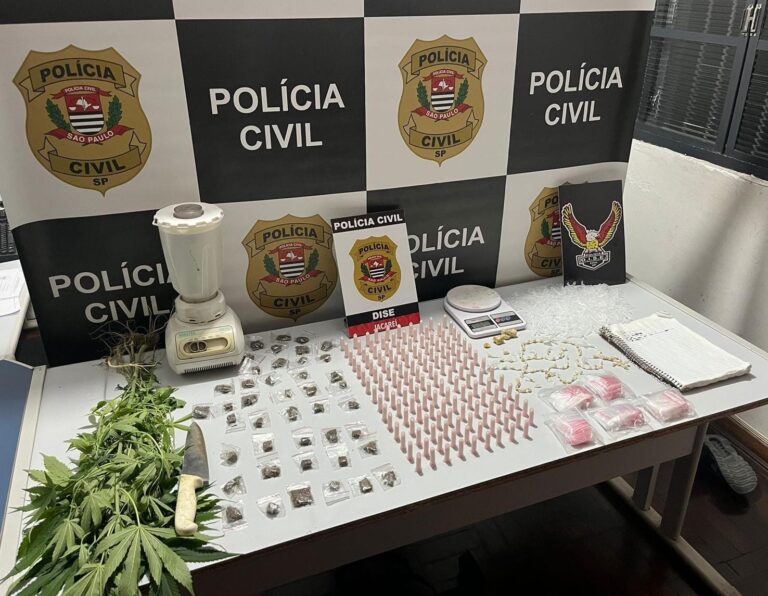 Operação da Polícia Civil desmancha ponto de drogas em Jacareí