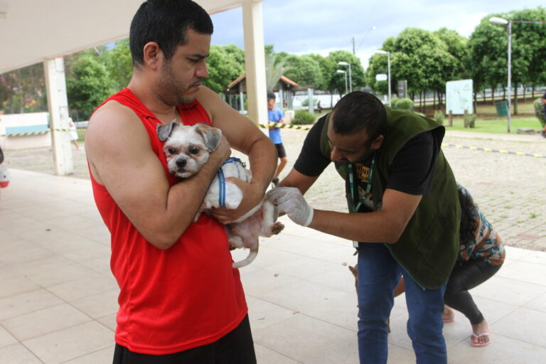 Jacareí realiza vacinação antirrábica para cães e gatos neste sábado no Parque Meia-Lua