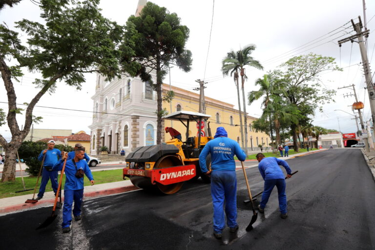 Obras na Praça da Matriz estão em fase final