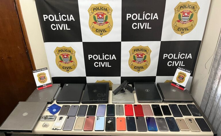 Polícia Civil cumpre mandados de busca e encontra 30 celulares receptados em Jacareí
