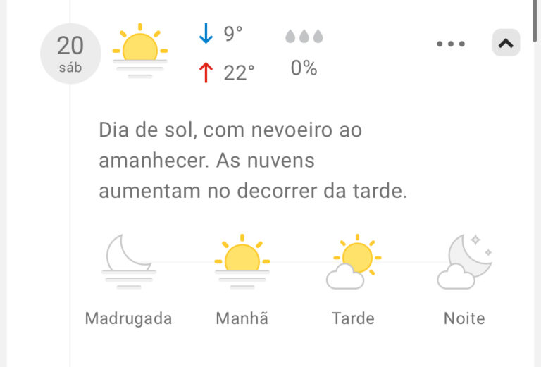 Fim de semana pode ter temperatura de 9° em Jacareí