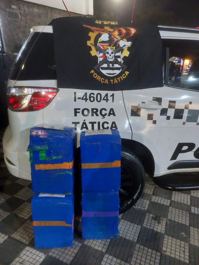Homem é preso após transportar mais de 90 kg de maconha de Diadema a Jacareí