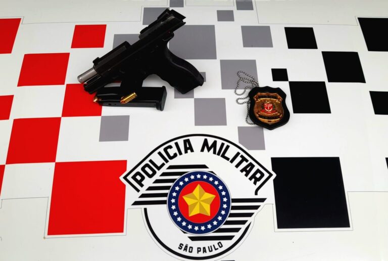 PM prende homem por porte ilegal de arma, uso de documento falso e estelionato em São José