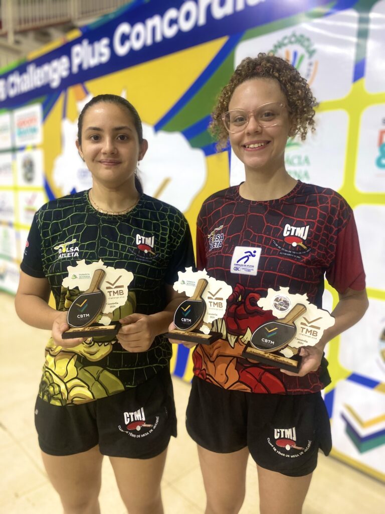 Mesatenistas de Jacareí brilham com ouro e bronze em Santa Catarina