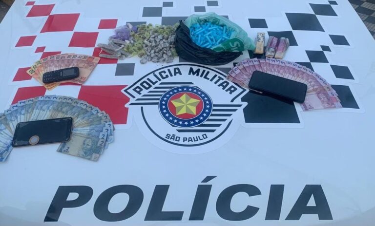 PM apreende 480 porções de drogas e prende traficante em Jacareí