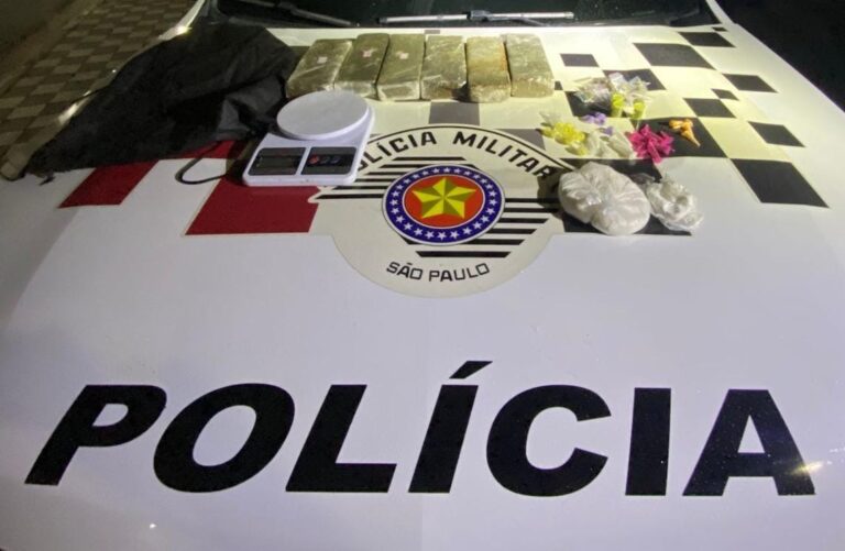 Homem é preso com mais de 3 kg de drogas em Jacareí