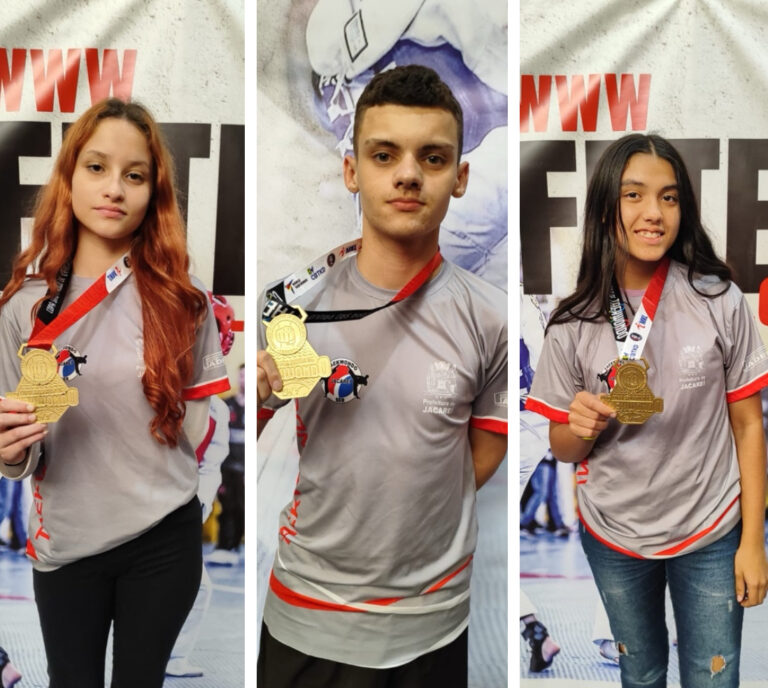 Trio de Jacareí disputa Copa Brasil e Brasileiro de Taekwondo no Rio de Janeiro