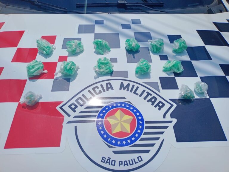 Homem é preso com mais de 150 pinos de cocaína em Jacareí