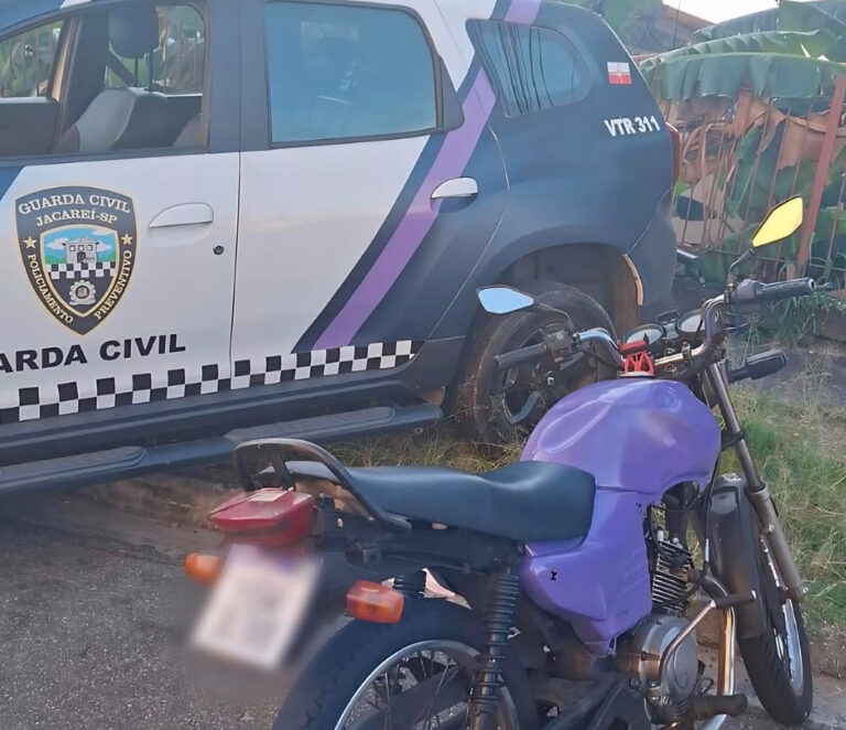 GCM prende homem sem habilitação e com motocicleta adulterada em Jacareí