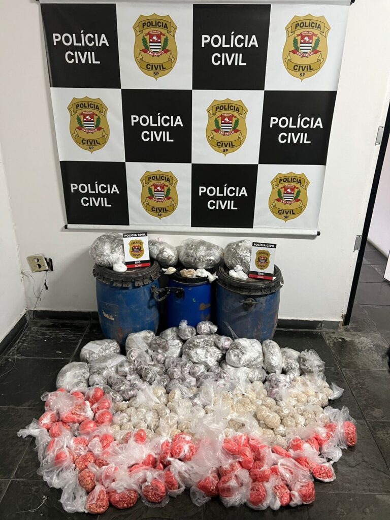 Suspeito de tentativa de assassinato em Jacareí é preso com mais de 27 mil porções de drogas
