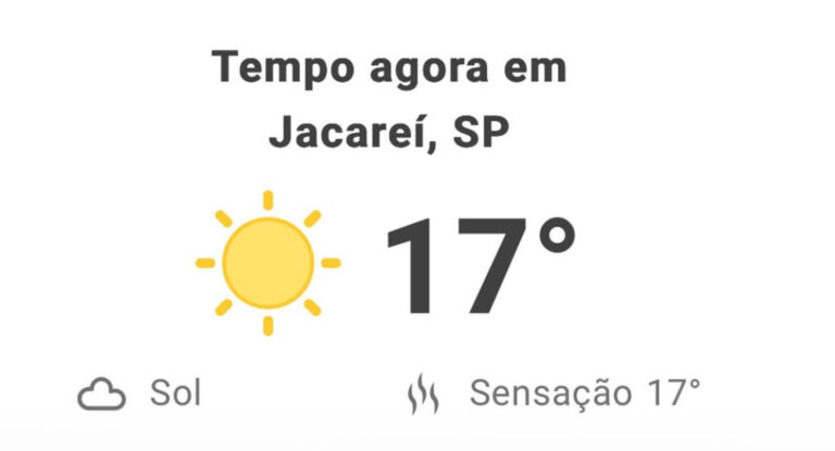 Onda de frio deve atingir Jacareí neste semana