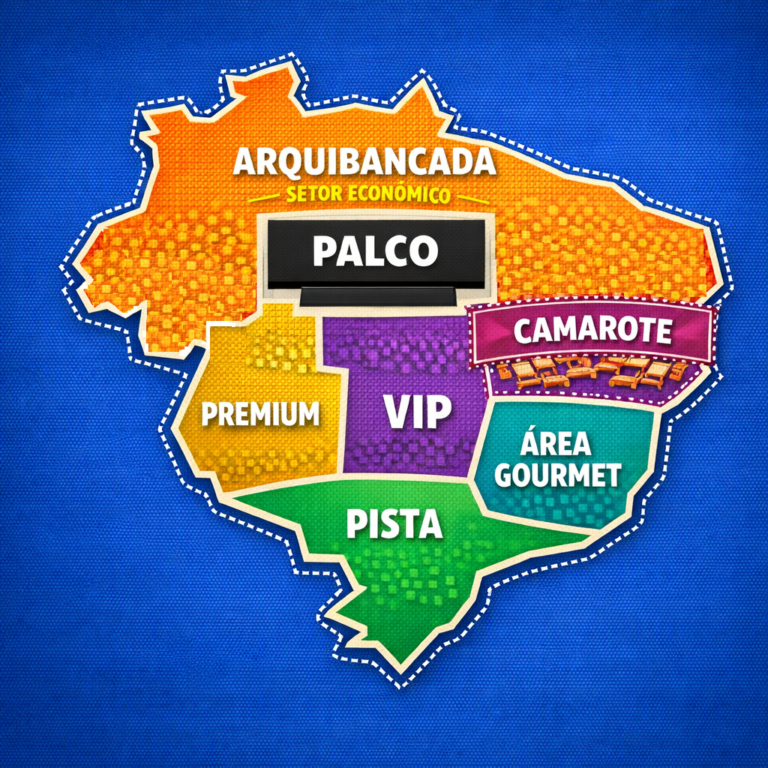 Entre a pista e o camarote
